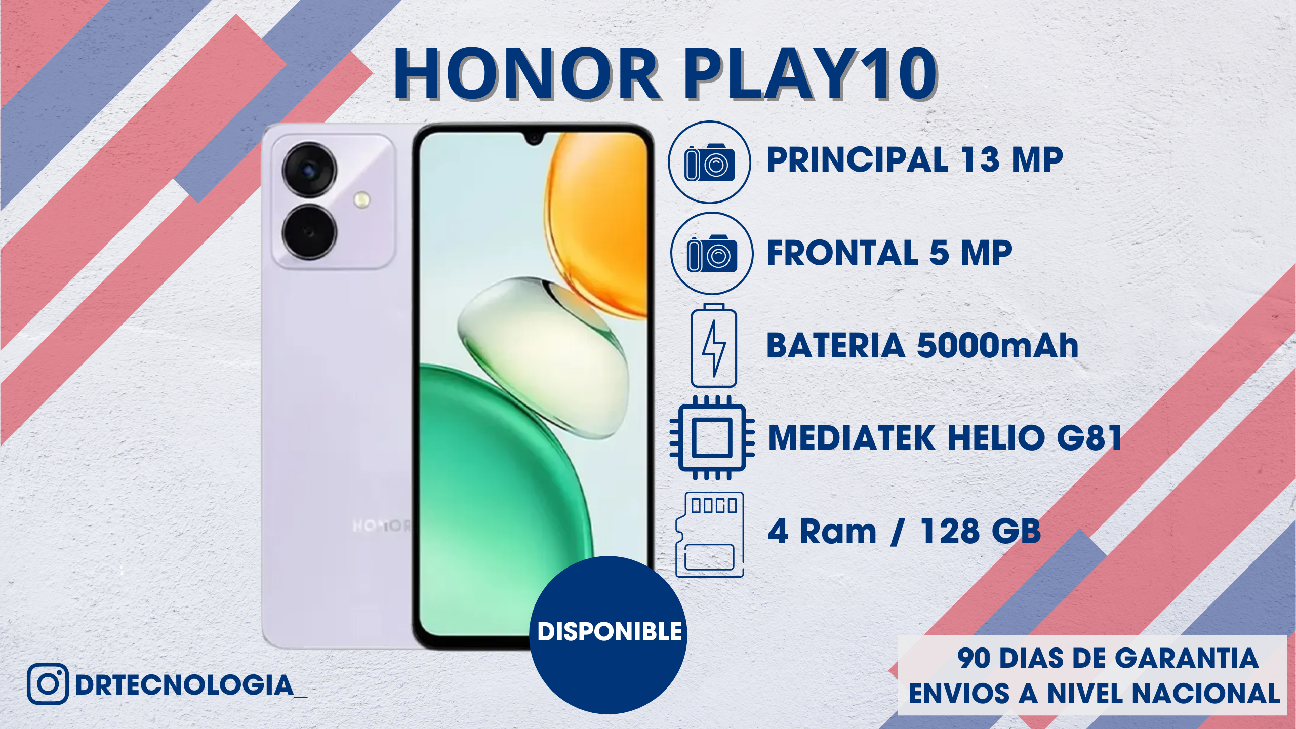 TELEFONO HONOR PLAY 10 4/128GB 